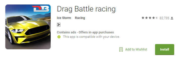 Drag Battle Racing Game for Android