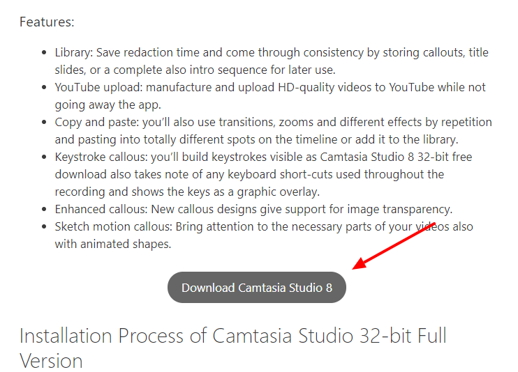 Camtasia Studio 32 bit 