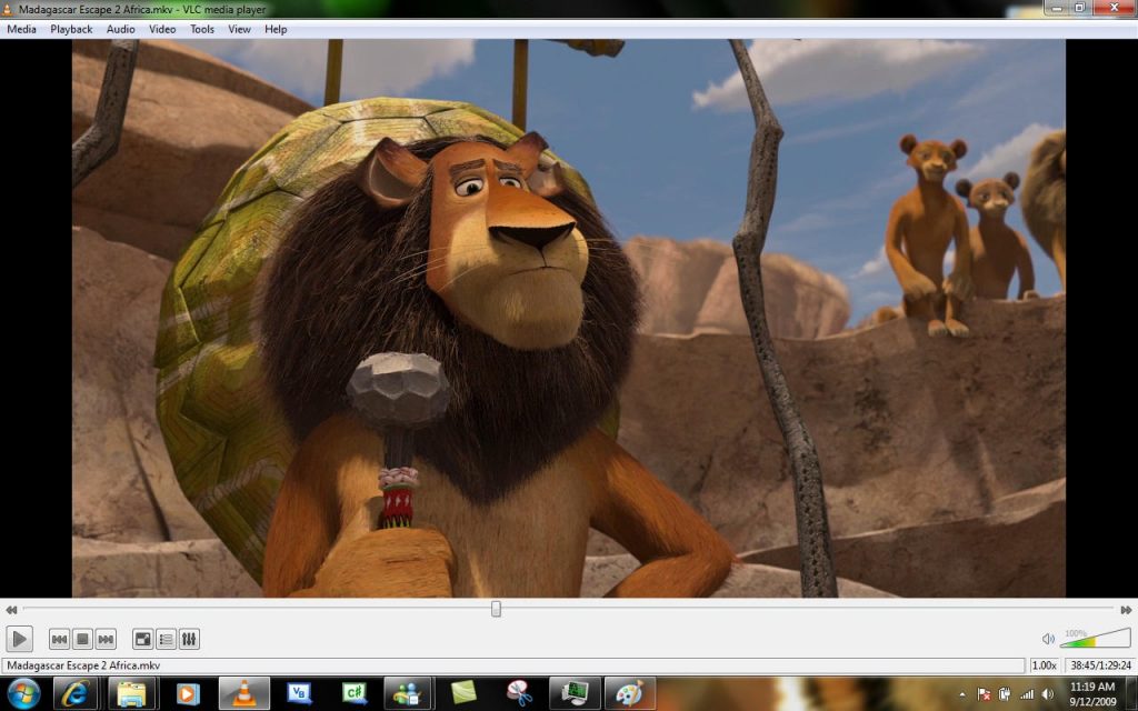 VLC player for PC video
