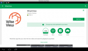 WiseView app for PC
