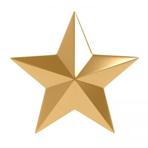 Gold Star 3D model free download