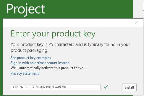 Microsoft Project 2016 Product Key + Crack TXT File Free Download